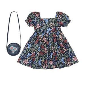 Draper James Floral Puff Sleeve Dress